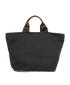Small Shopping Bag, &pound;295, Handbags, Black, Canvas, Back view